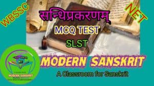 Sanskrit Sandhi MCQ notes