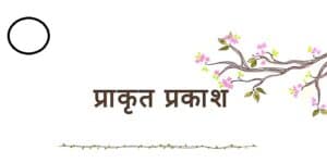 (pdf) Sanskrit Prakrit Prakash | वररुचि विरचित प्राकृत प्रकाश